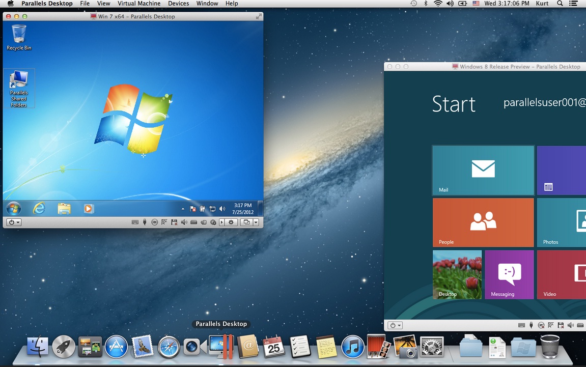 emulator windows on mac